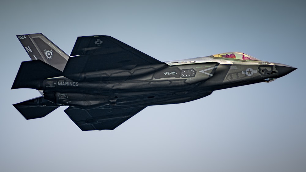 a fighter jet flying in the sky