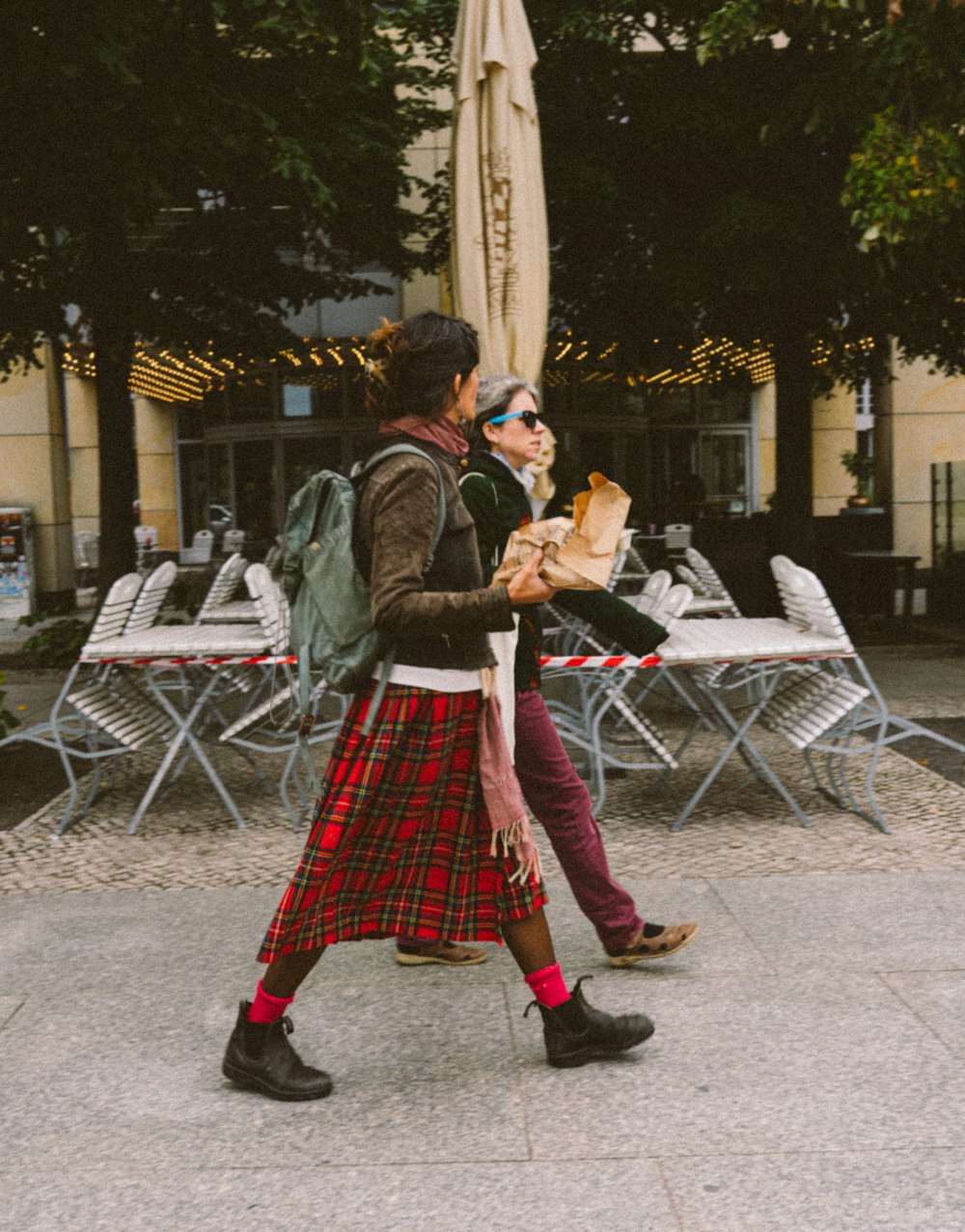 a man and woman dancing