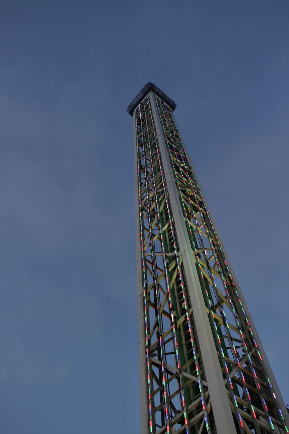 a tall metal tower