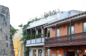 Charming colonial-style house with colorful facade in San Miguel de Allende.