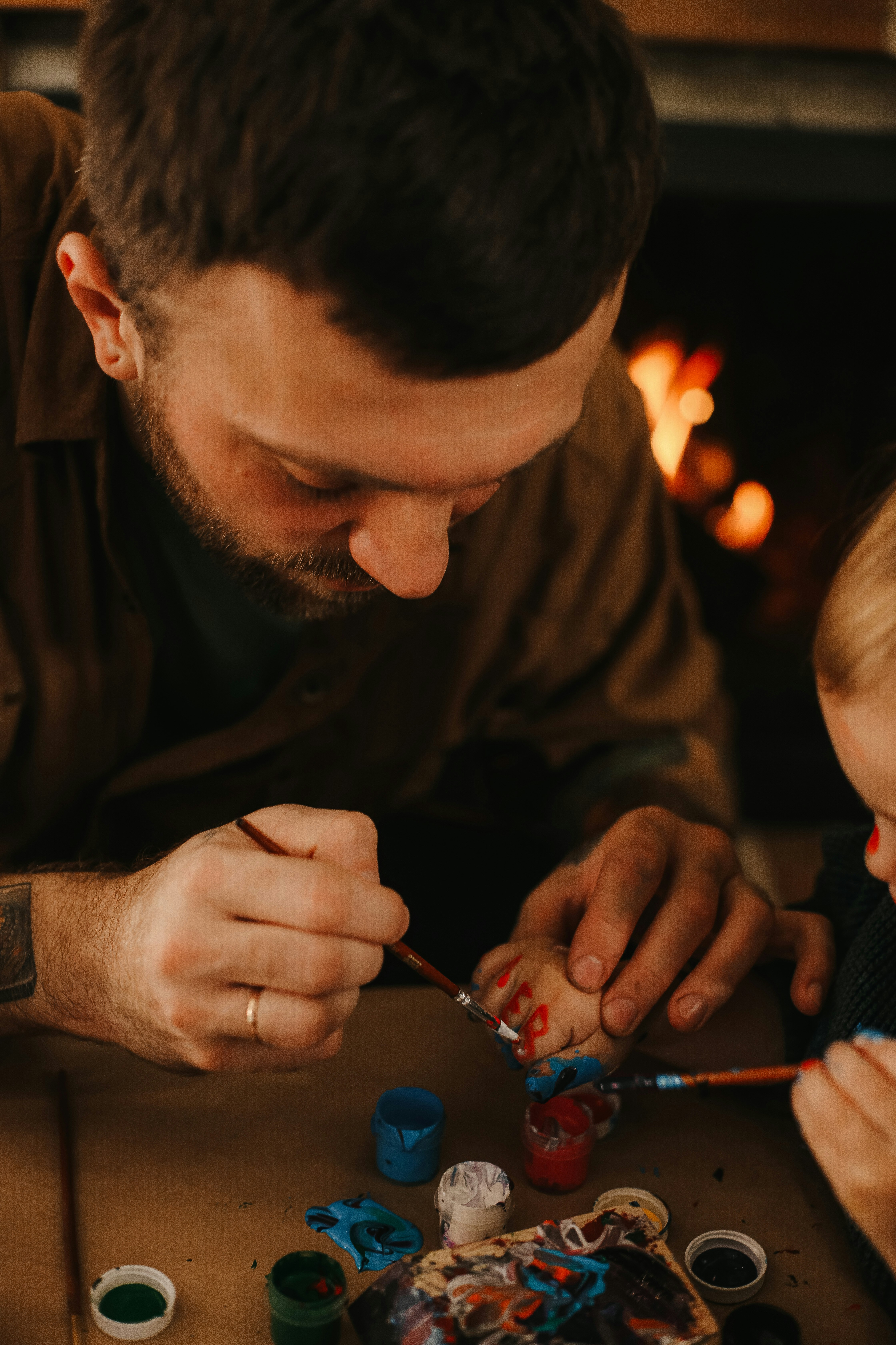 father child crafting wallpaper, wallpaper, Crafts for Kids and Dads: Creative Bonding Activities 3