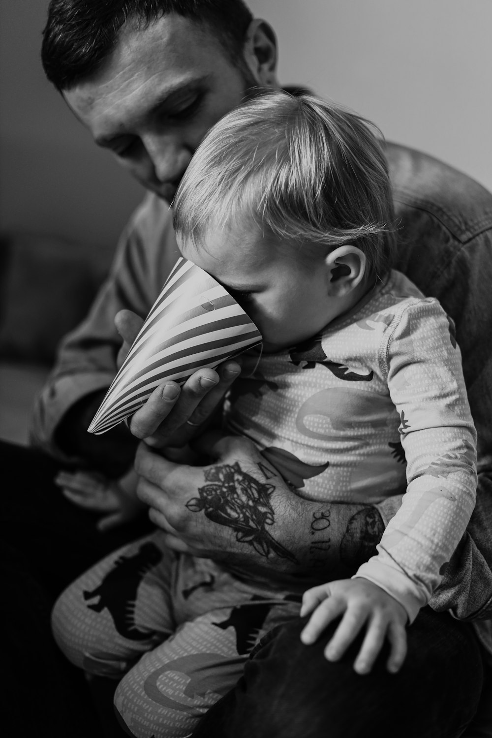 a person holding a baby