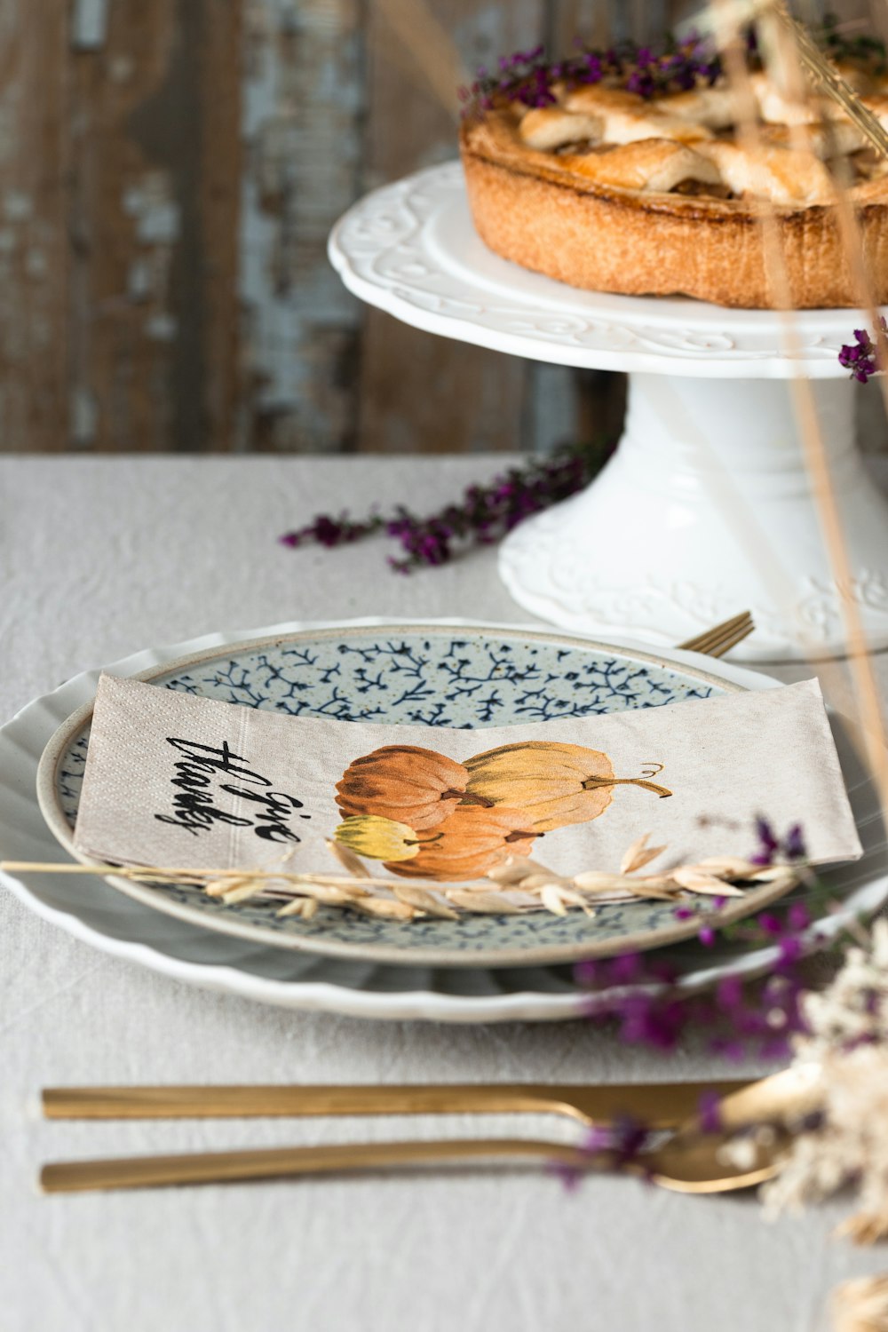 a plate with a fish on it