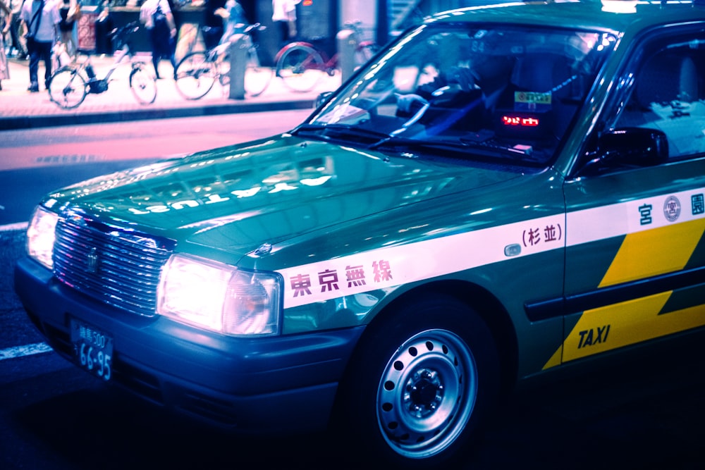 a police car parked on the street