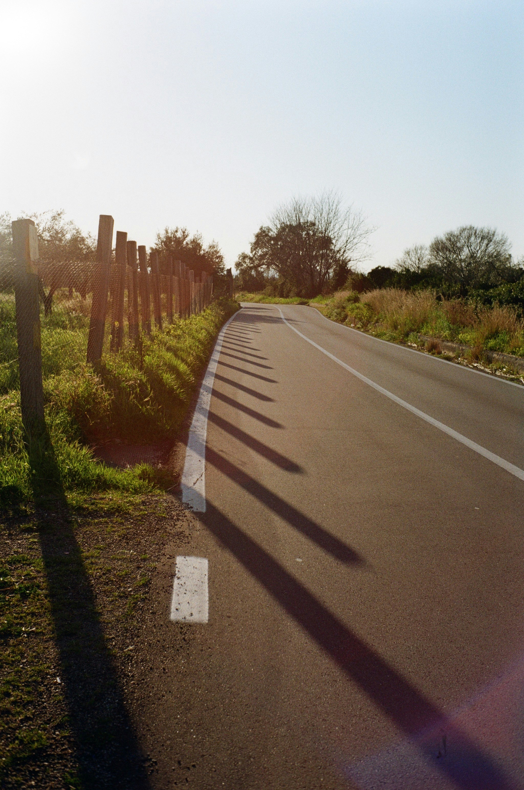 a road with a sign on it