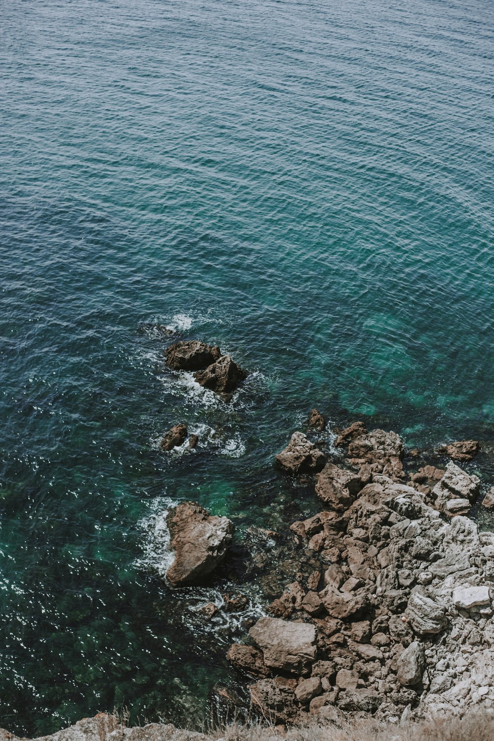 rocks in the water