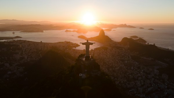 A large cross on a hill — Rio de Janeiro, Brazil