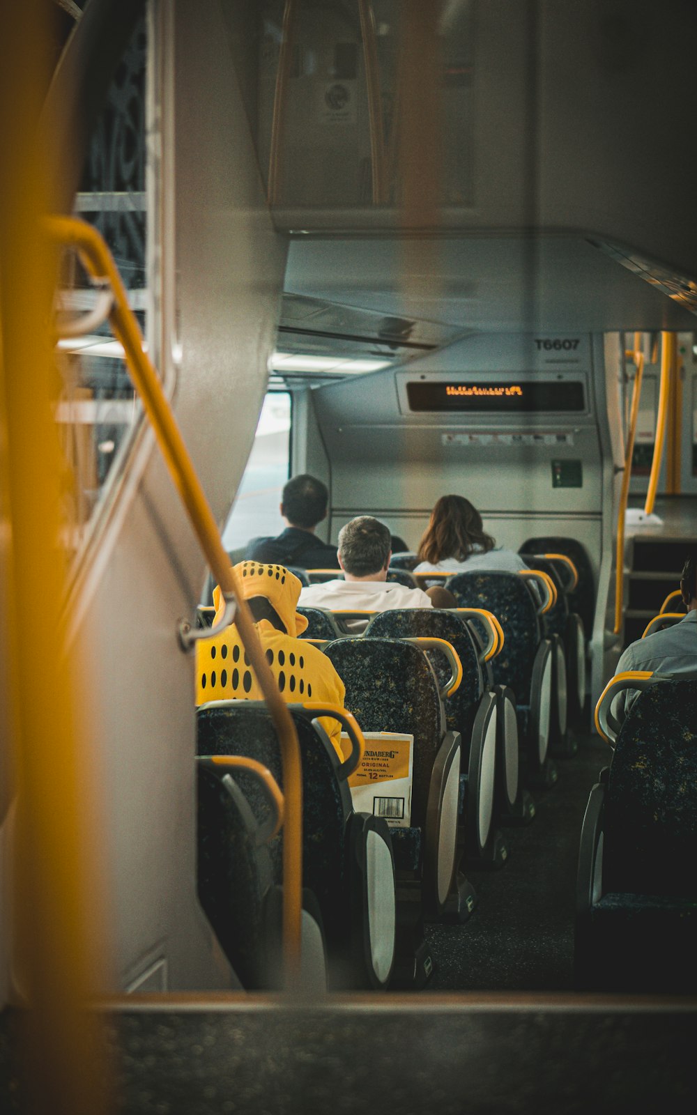 people on a bus