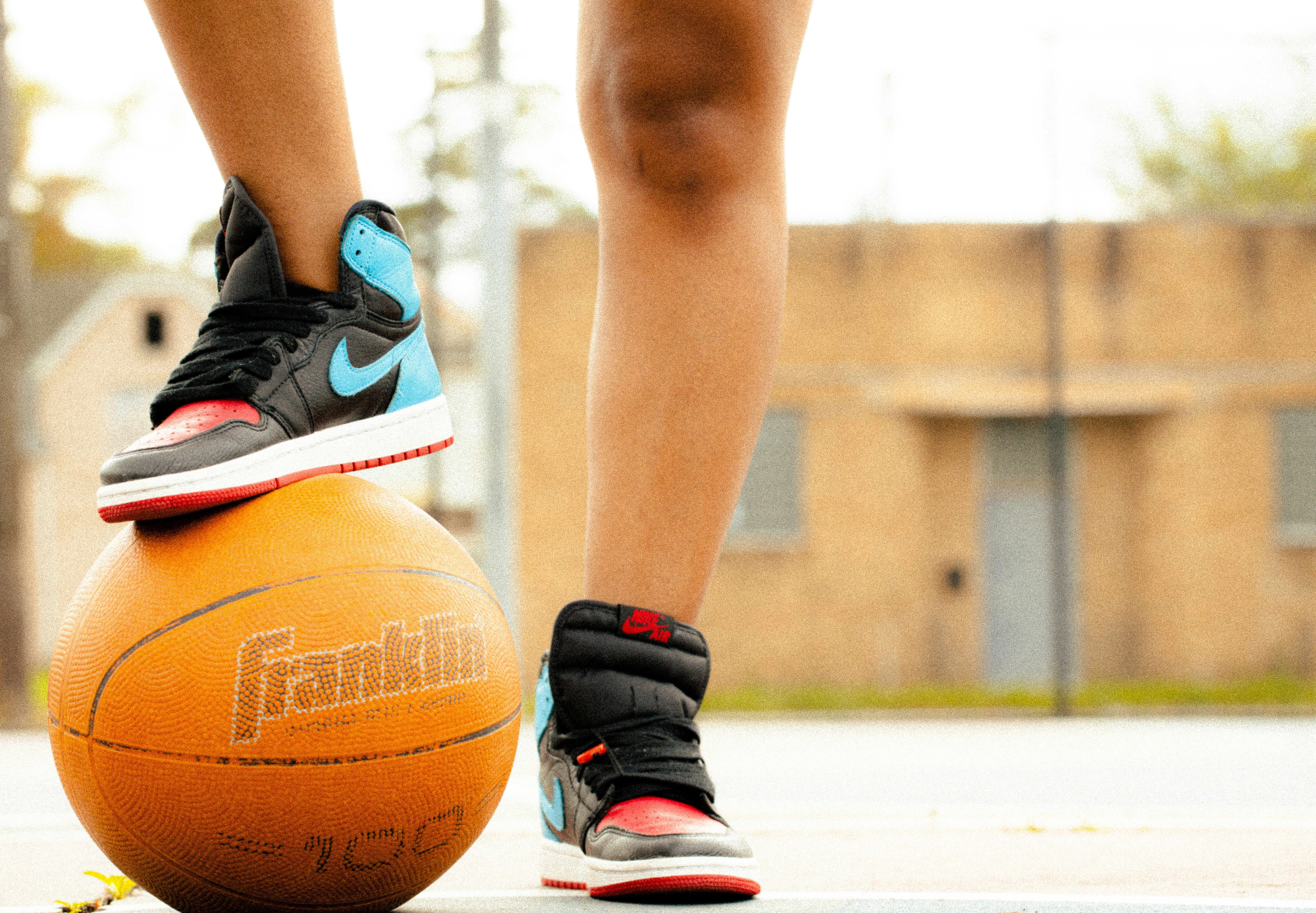 a person's legs and feet