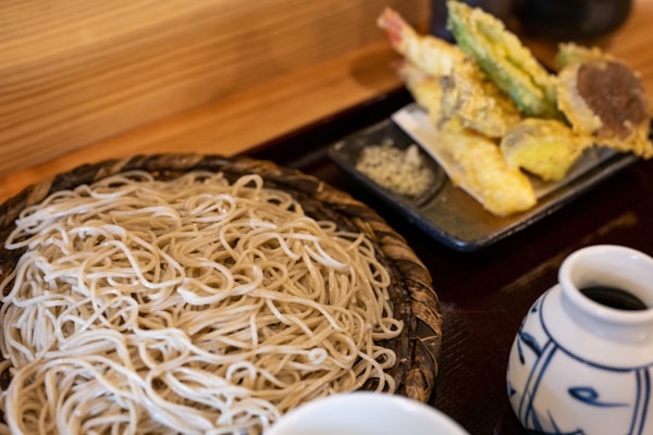 Old-Style Tempura Soba at a Post-Town Noodle Shop