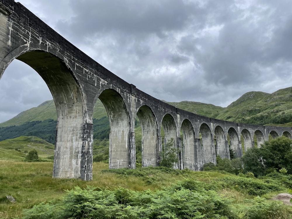 a large stone bridge