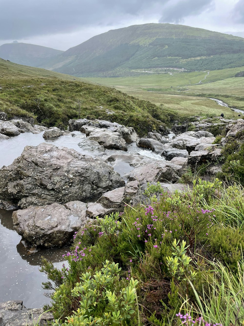 a rocky river bed