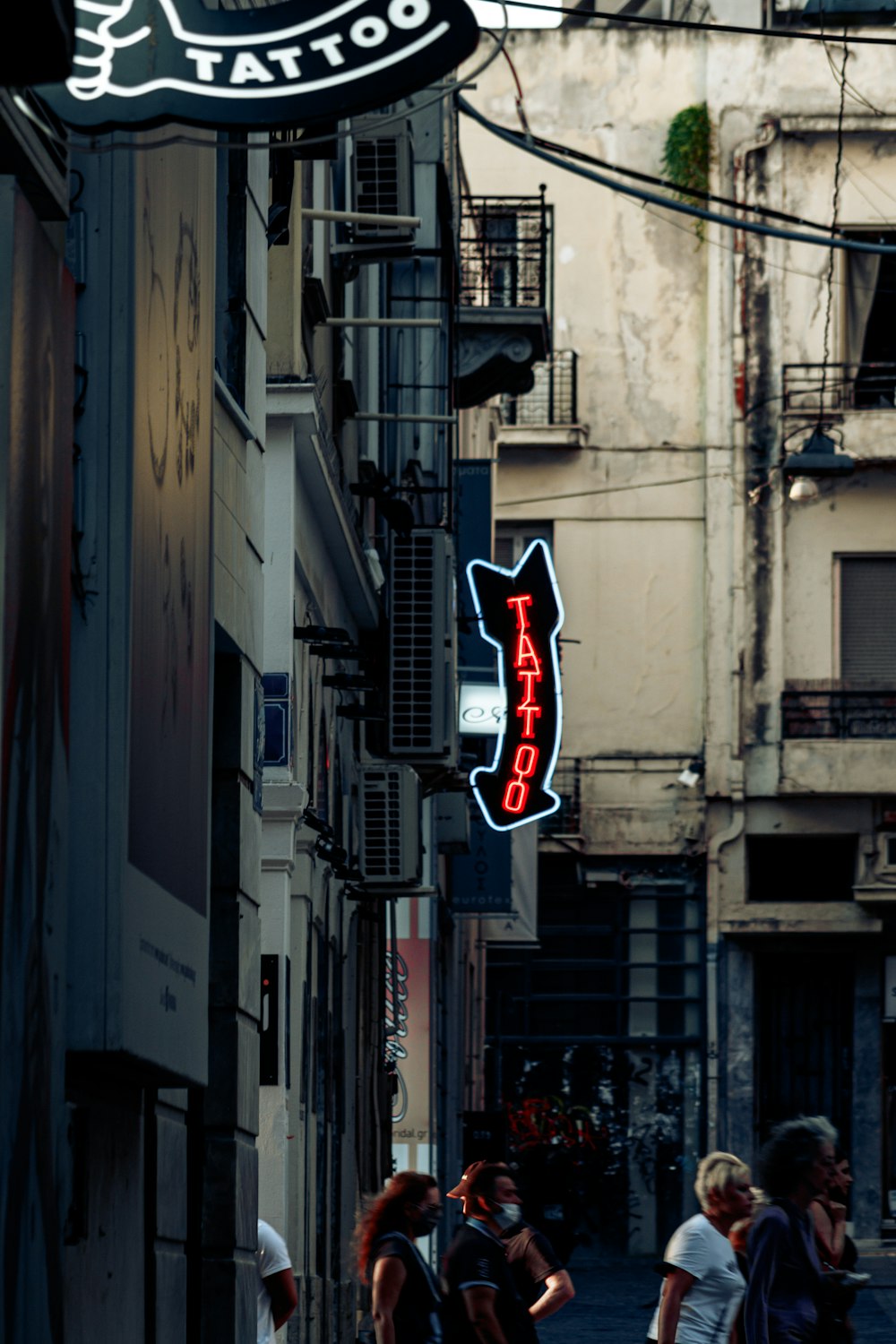 a sign on a building