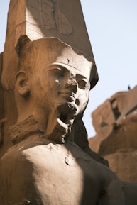 a statue of a man
