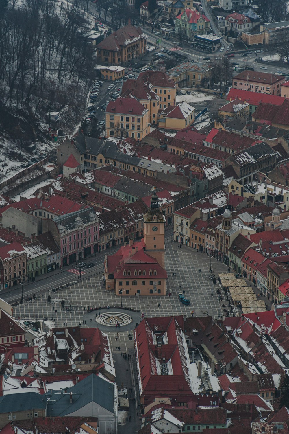 a large city with many buildings