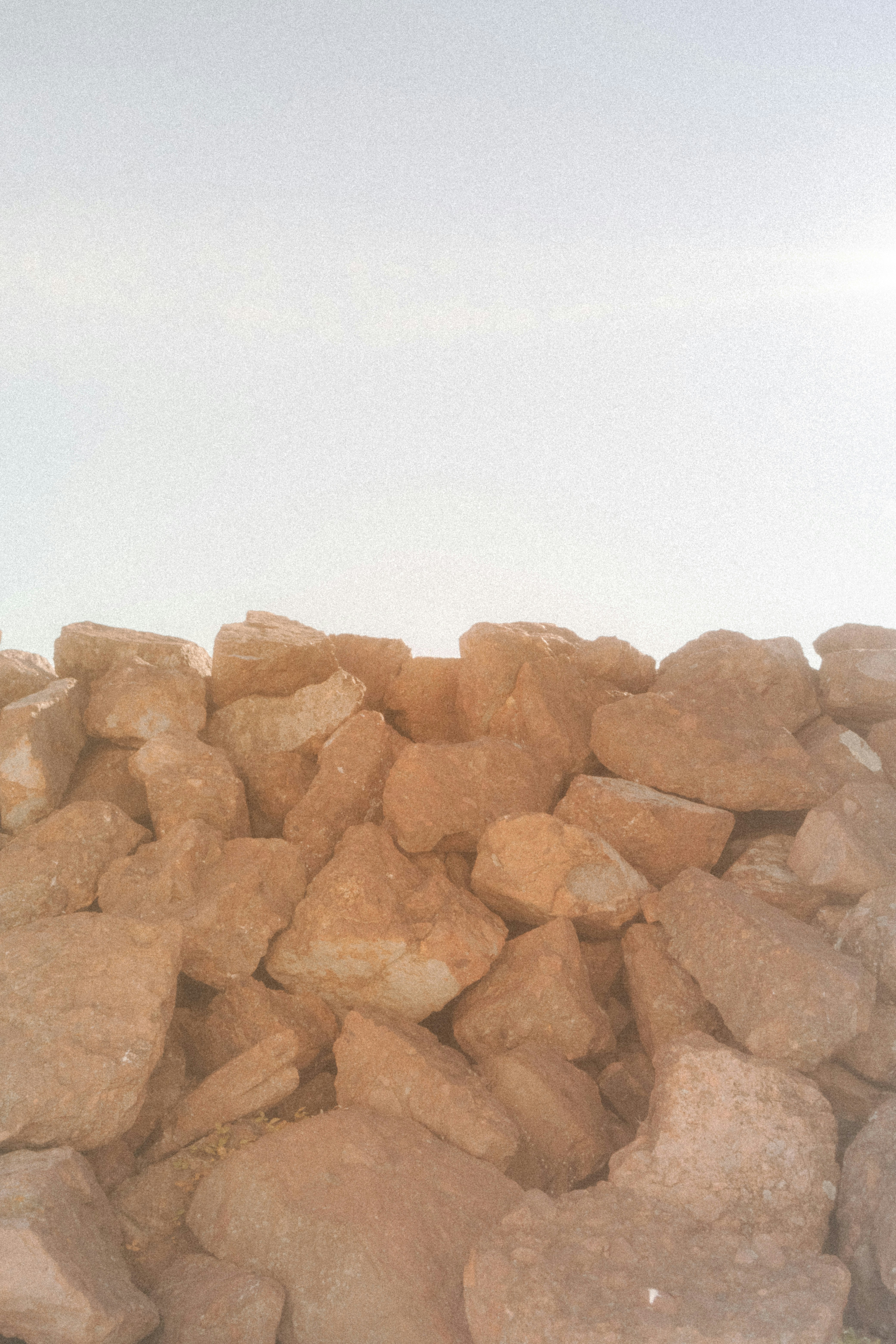 a pile of rocks