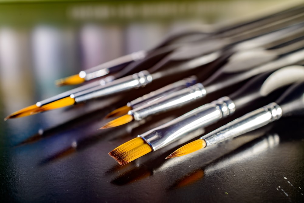a close-up of a few pens