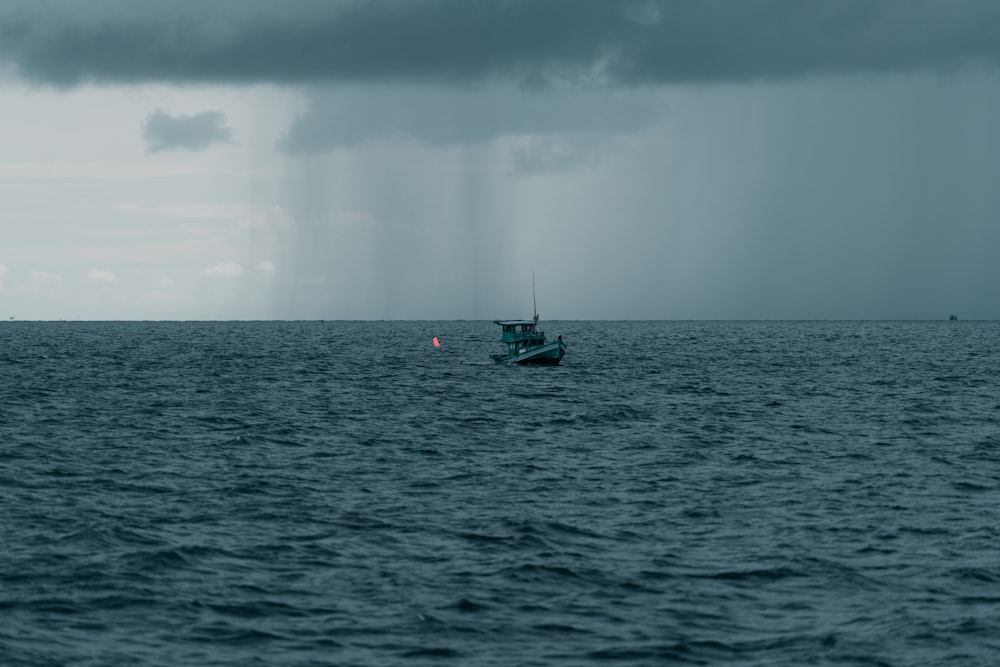 a boat in the water