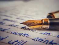 a close-up of a pen