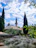 A serene image of a mosque surrounded by nature, symbolizing peace and spirituality.