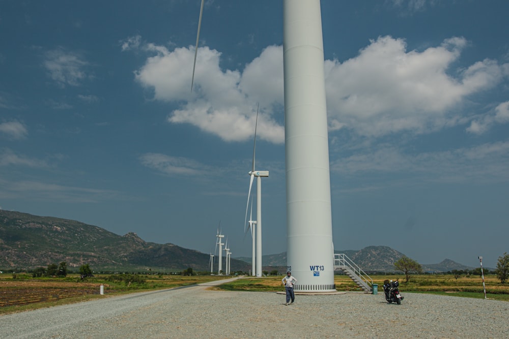 a large white monument