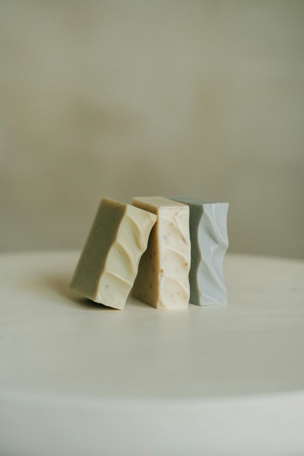 a group of folded paper