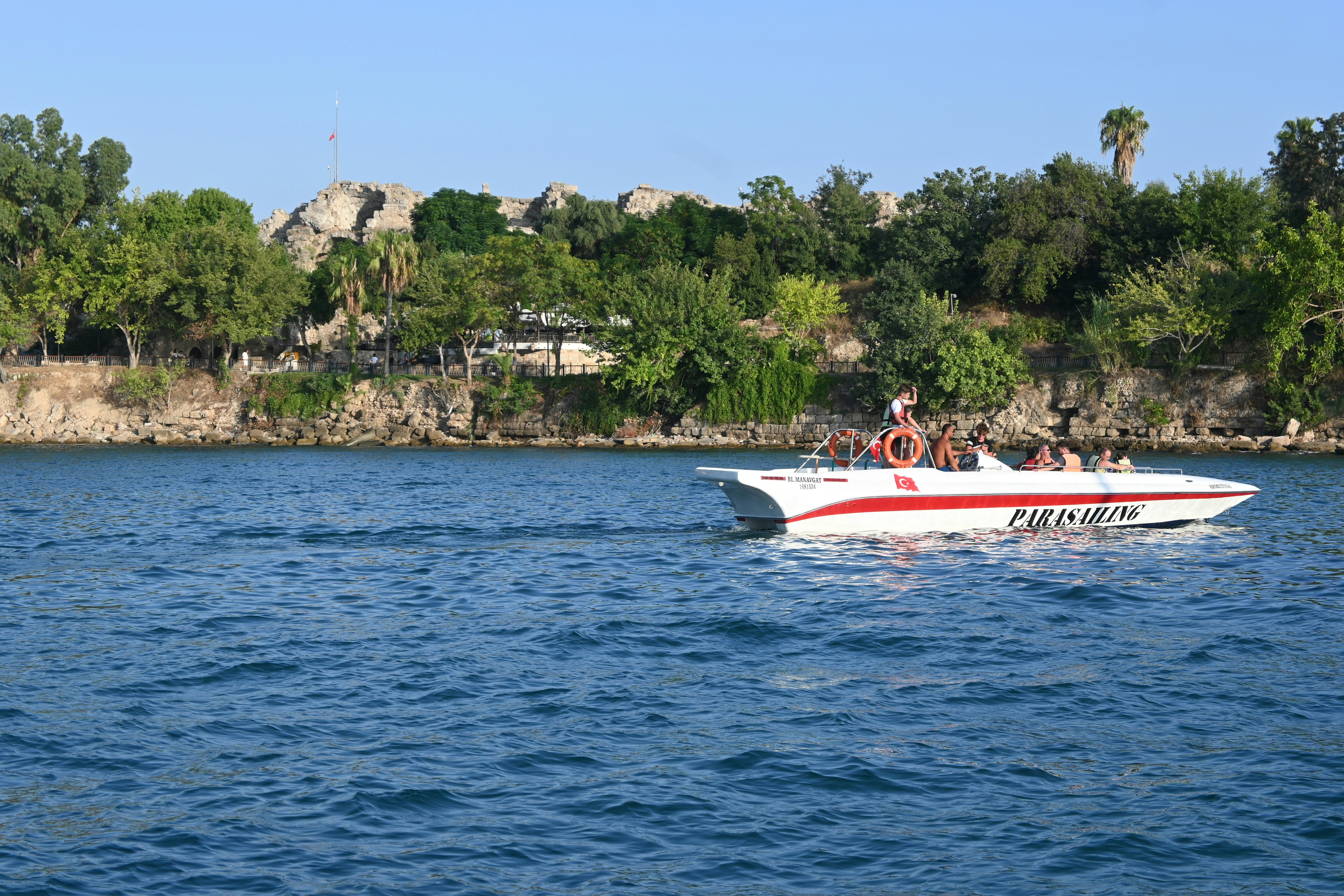 a boat on the water