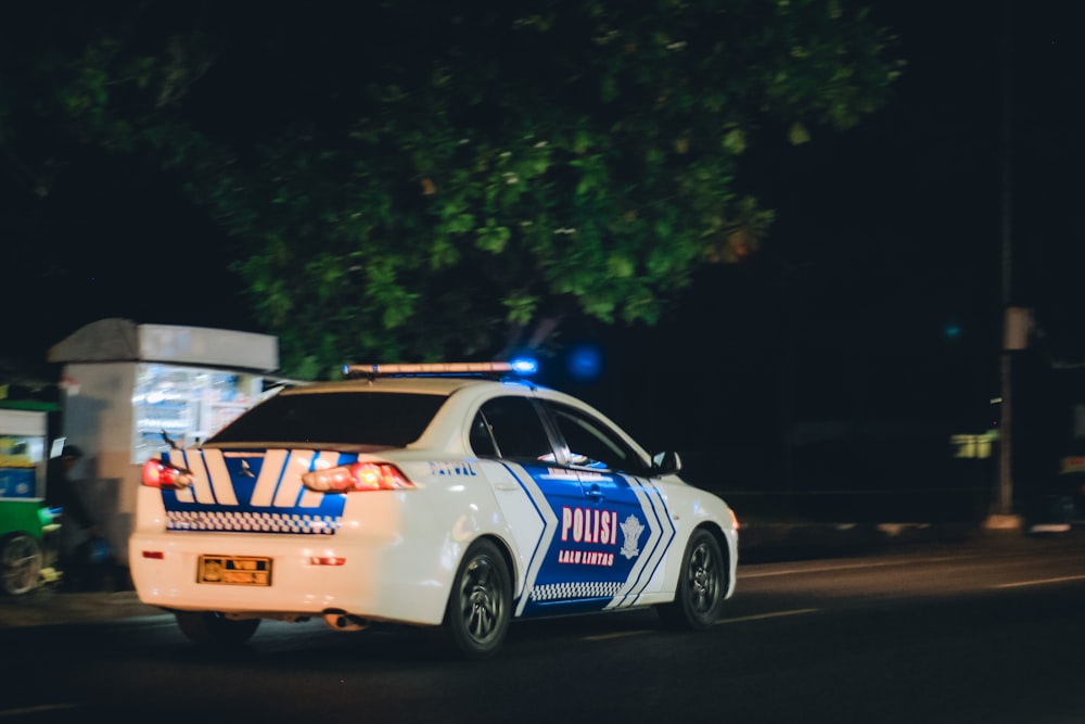 a police car on the street