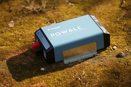 a small television on the ground