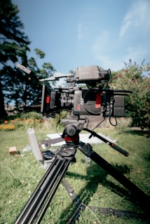 a camera on a tripod