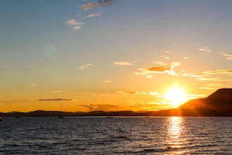 coucher de soleil au canada