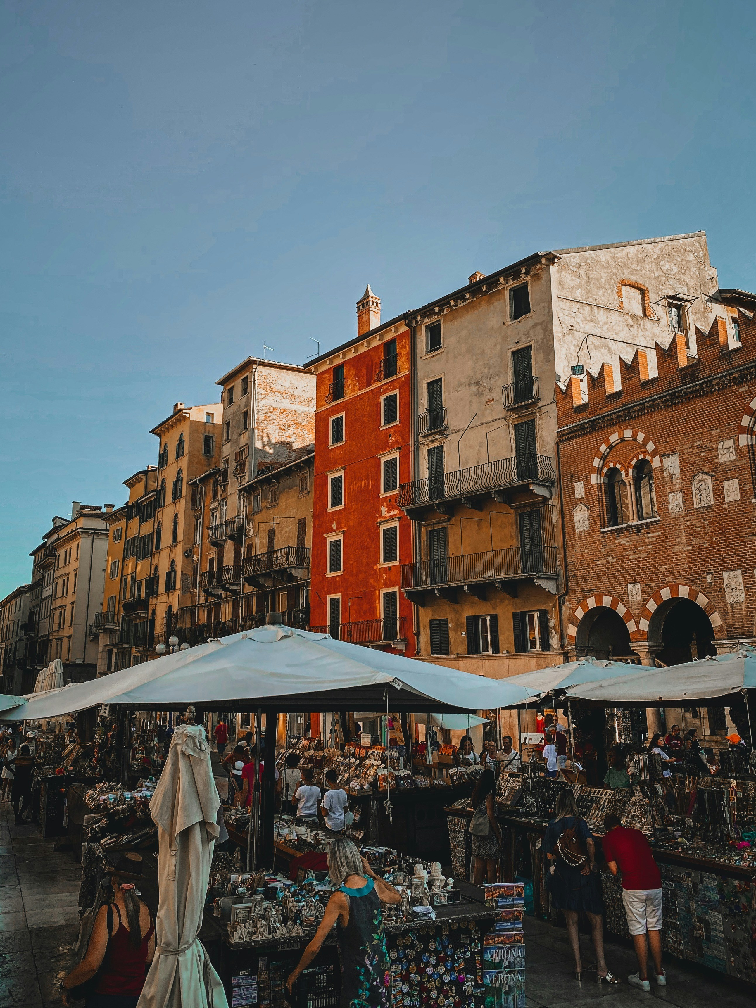 a group of people outside of a building