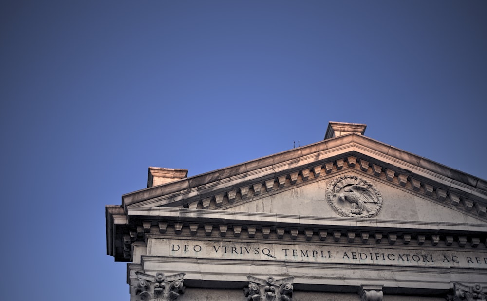 a clock on a building