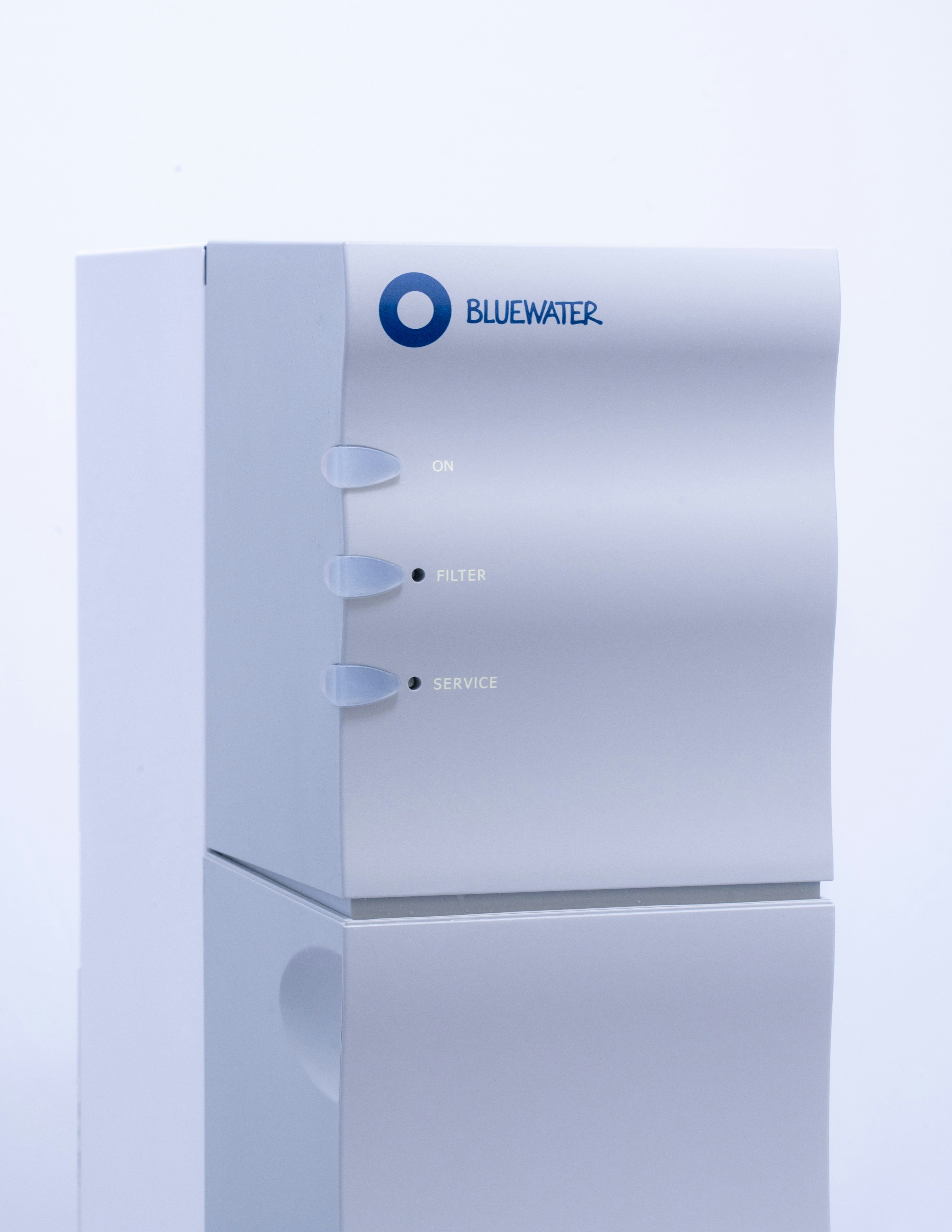 a white computer tower