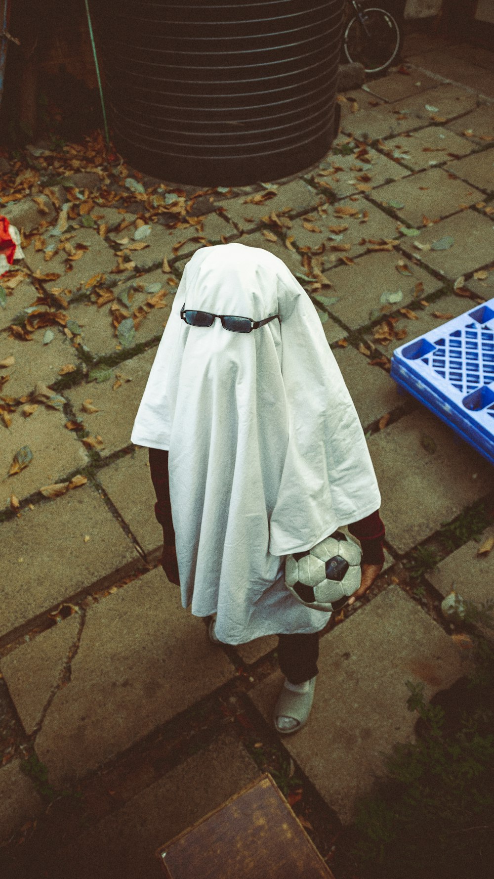 a person wearing a white dress