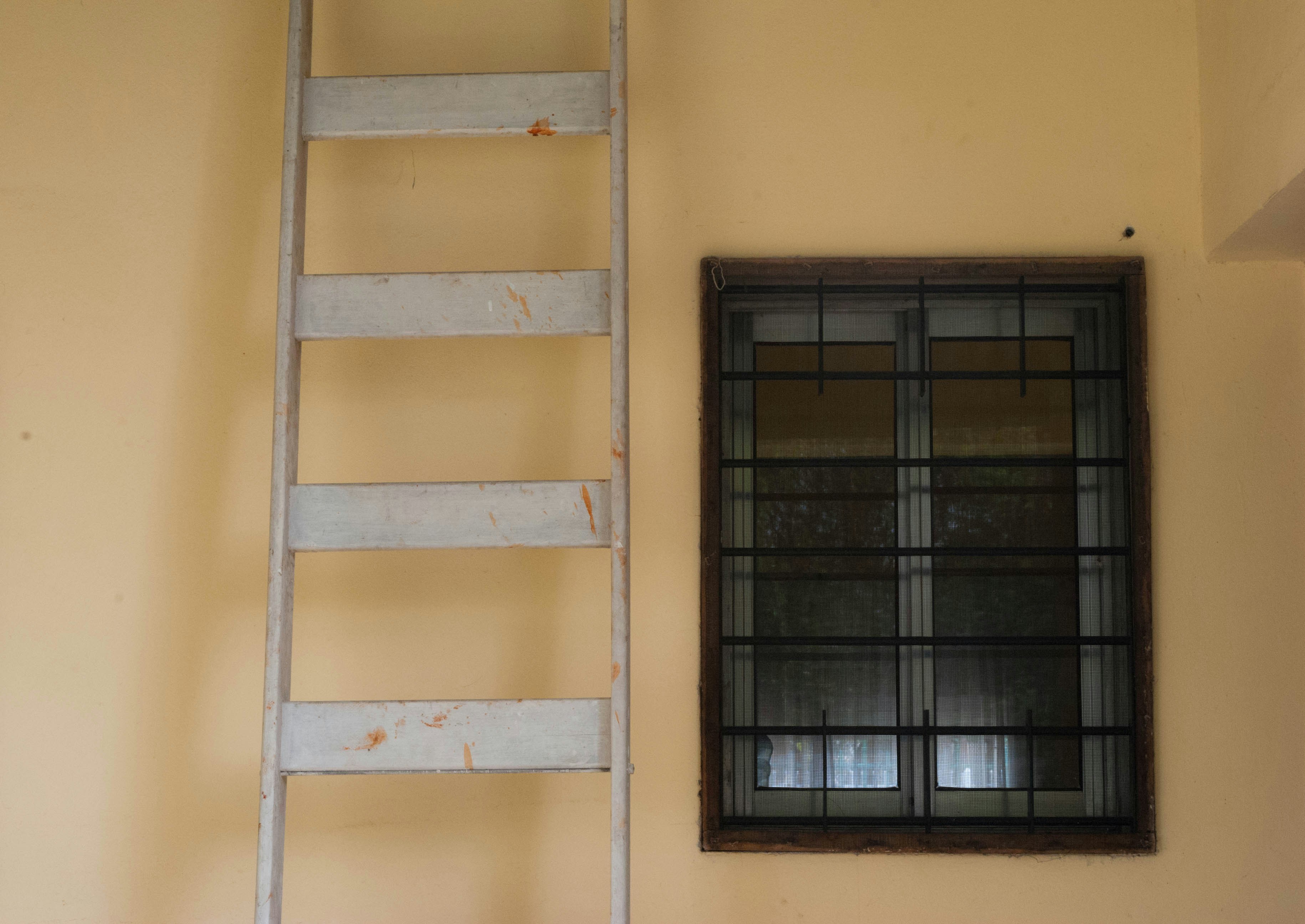 Einbruchschutz-Gitter am Fenster für zusätzliche Sicherheit
