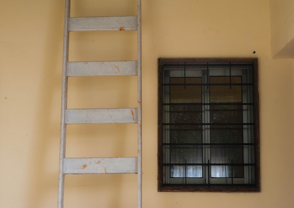 a window with bars on it