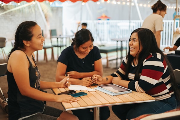 College students studying together — placeholder