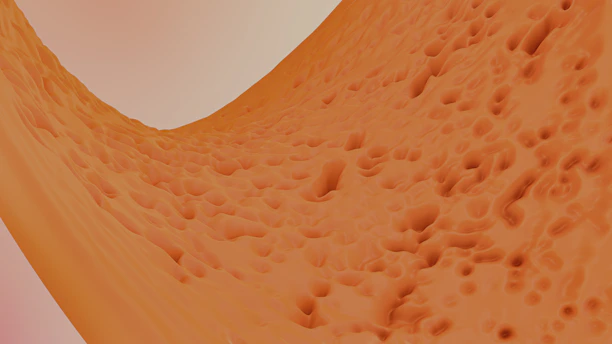a close up of a person's skin