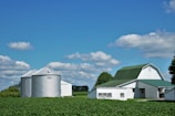 a group of white buildings