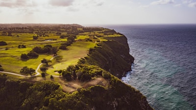 A stunning aerial view of a luxury golf course managed by Wasana Global.