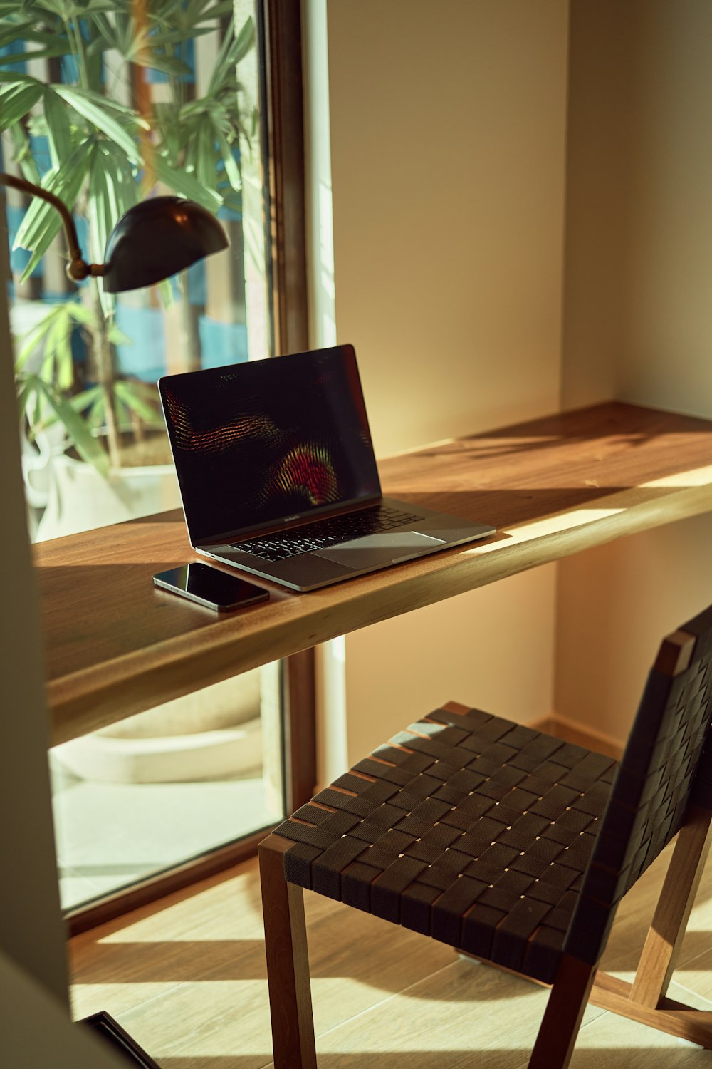 a laptop on a table