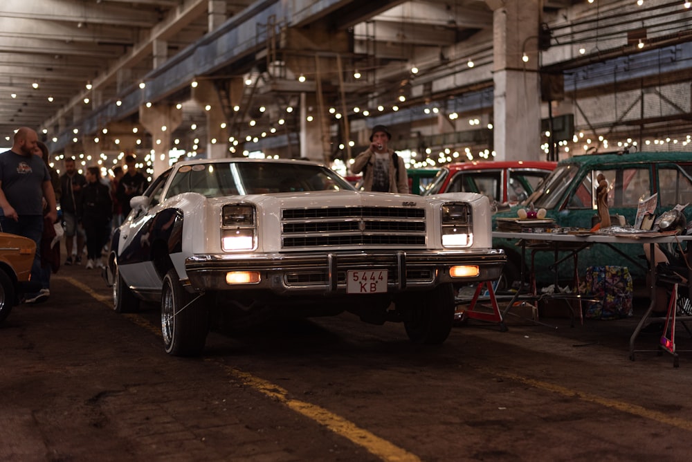 a truck parked in a parking lot