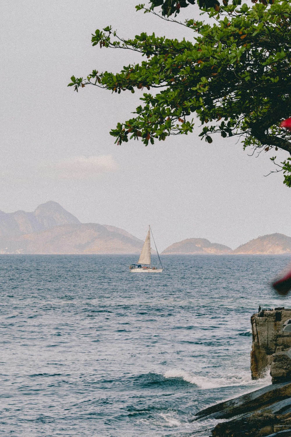 a sailboat on the water