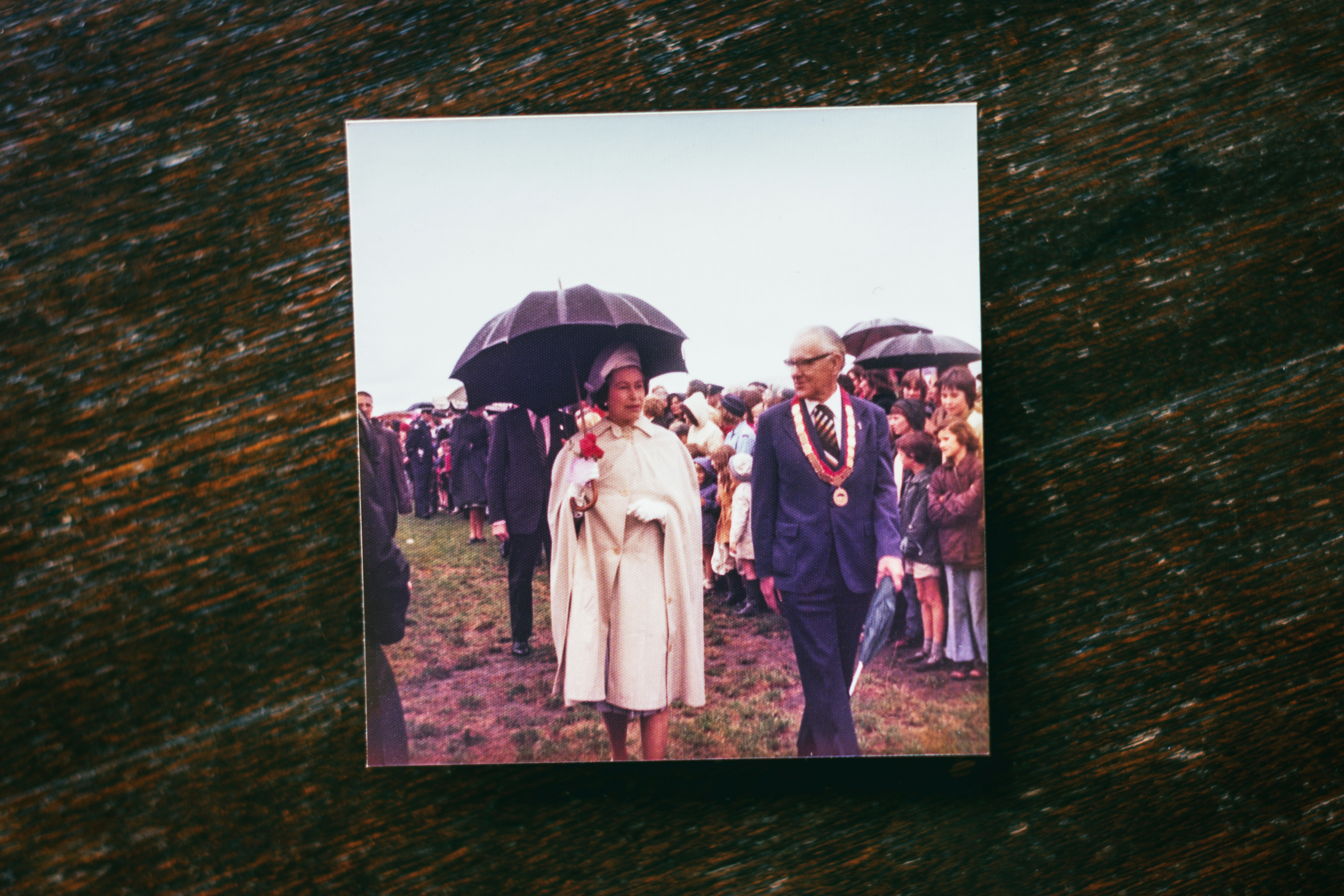 In 1977 my family moved for one year to New Zealand from the United States. That happened to be the Silver Jubilee year, celebrating 25 years of Queen Elizabeth II's reign, and she visited the Commonwealth countries as part of the celebration. I snapped this photo at the Blenheim airport as a 12-year-old. Special memories!