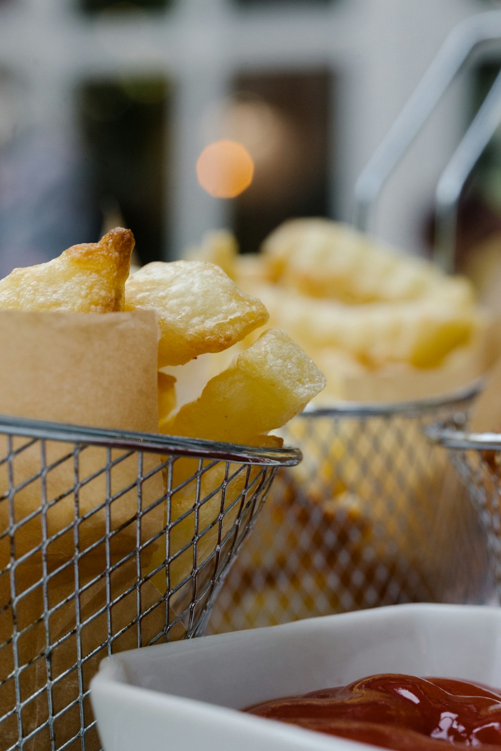 a rack of pastries