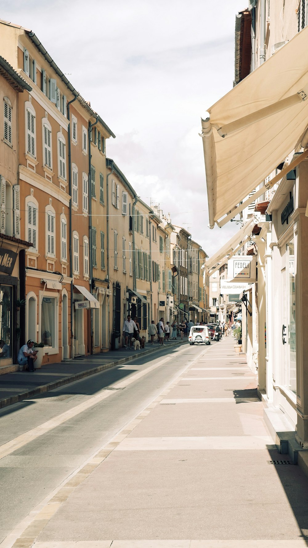 a street with buildings on both sides