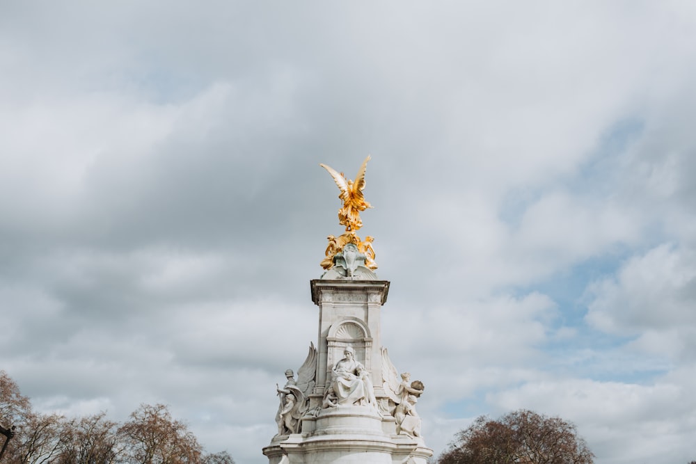 a statue on a pedestal