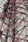 a close-up of a ferris wheel