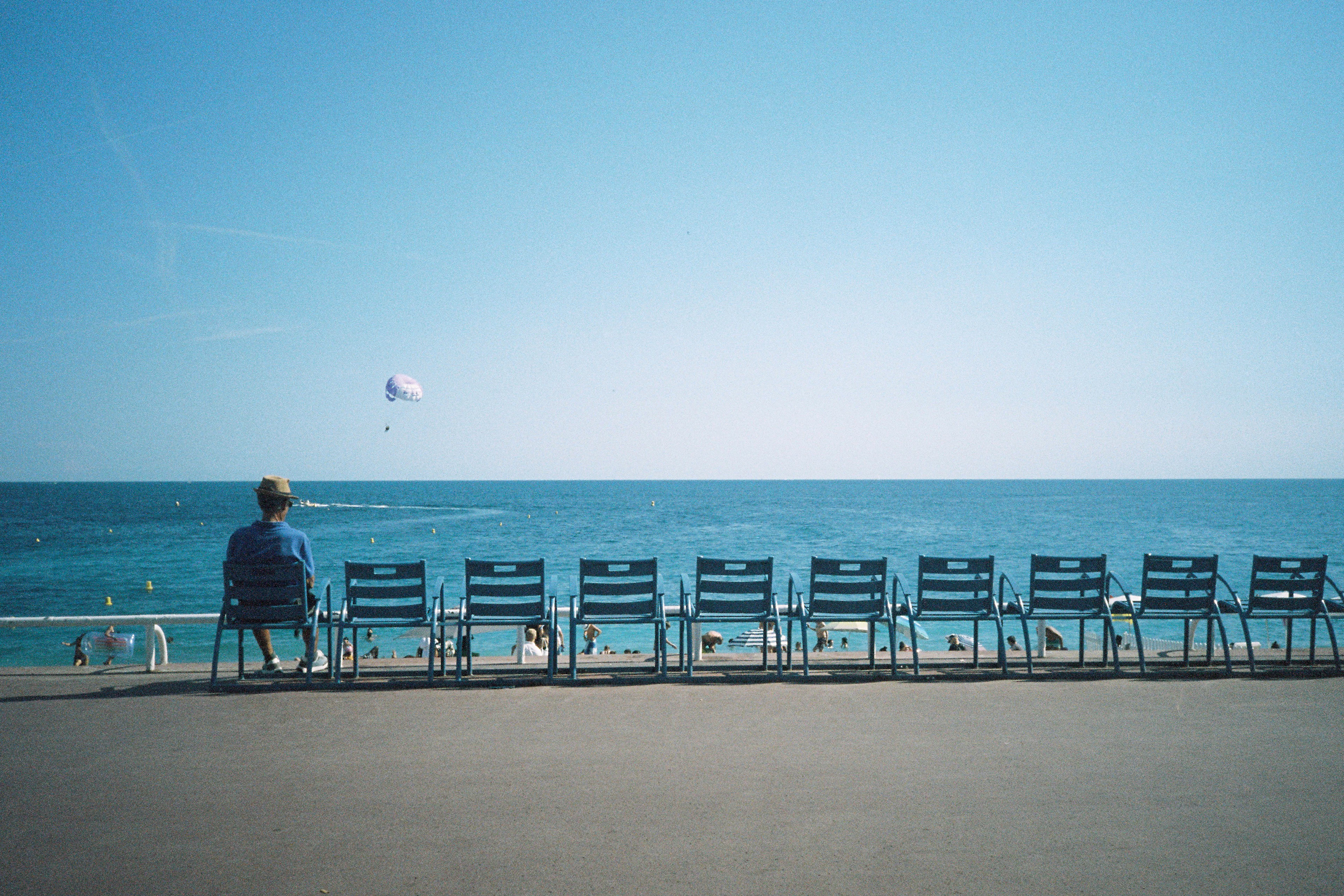 Start on the Promenade des Anglais, Nice